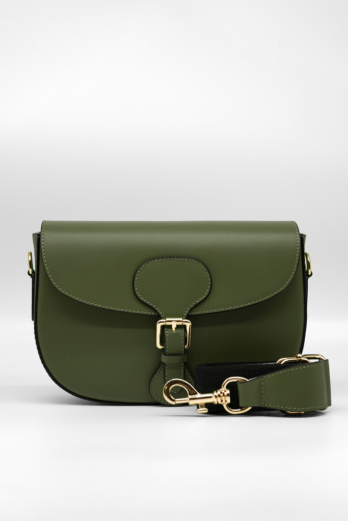 Crossbody-Bag CHLOE aus Leder in khaki