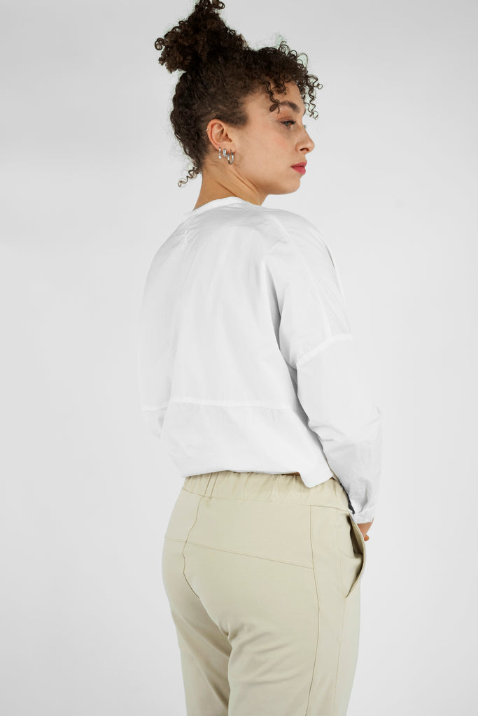 Joggpants aus Baumwolle-Mix in beige