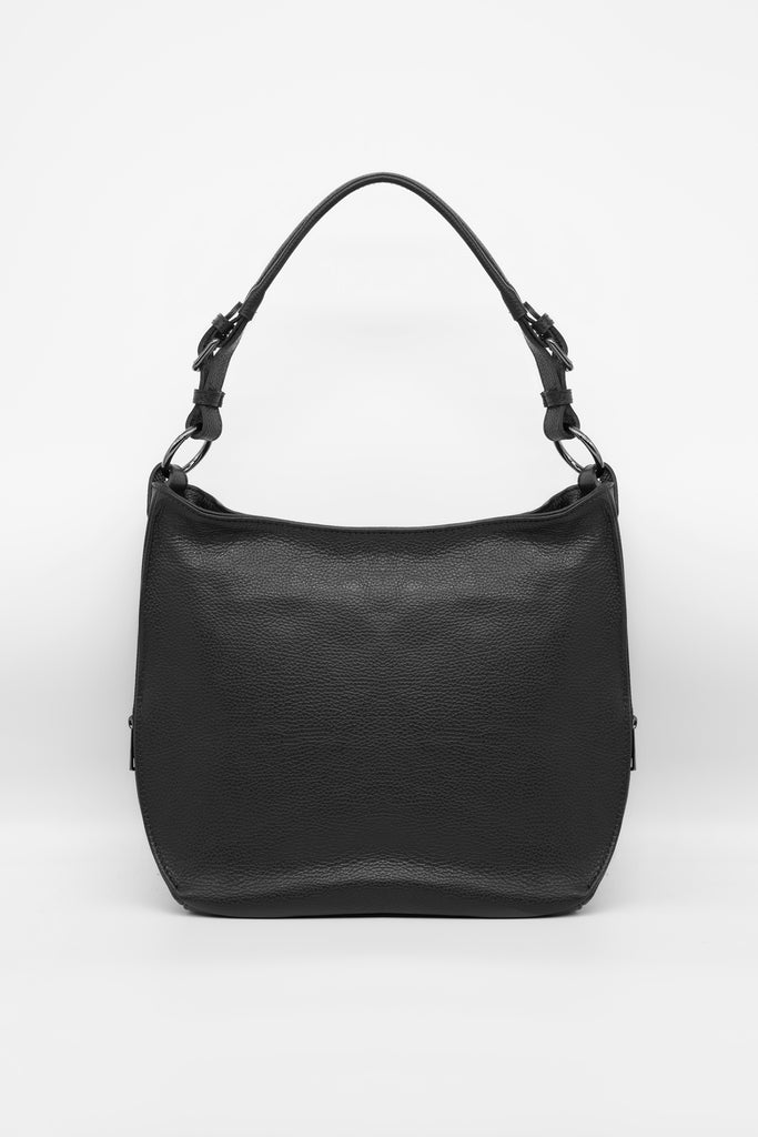 Ledertasche ELOUISE in schwarz