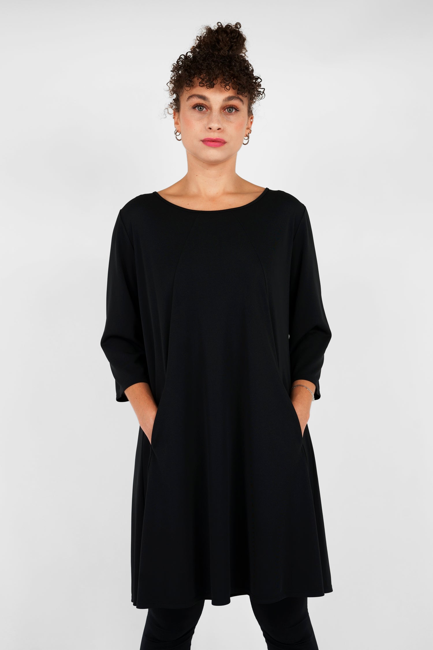 Tunika kleid schwarz clearance